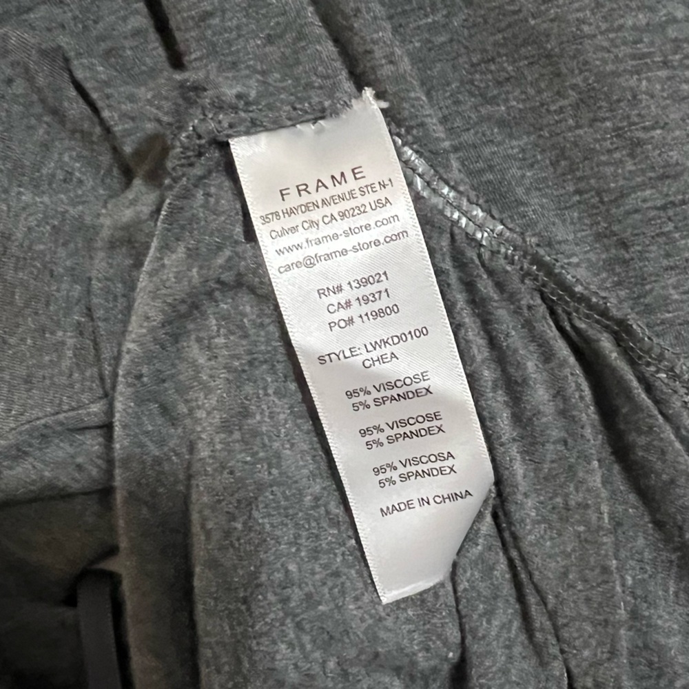 Frame Denim Charcoal Midi Dress - Picture 5 of 5